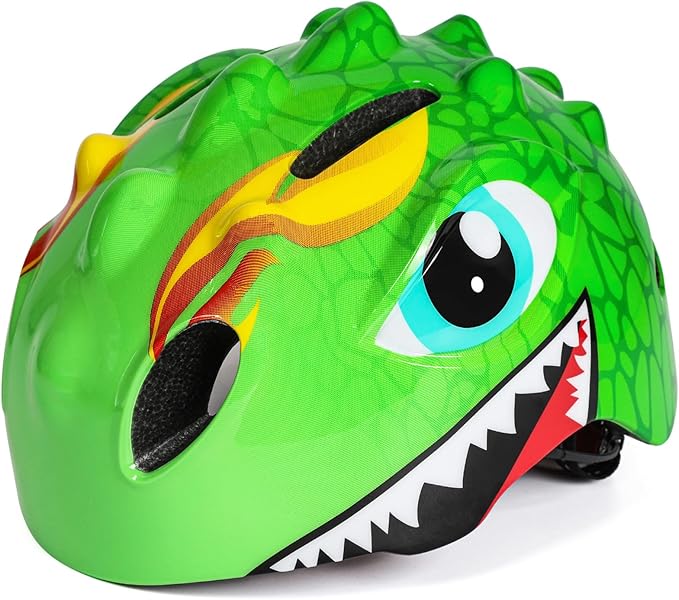 VICTGOAL Toddler Kids Bike Helmet Lightweight 3D Children Bicycle Helmet for Boys and Girls Age 3-8 for Multi-Sport Scooter Cycling Skating