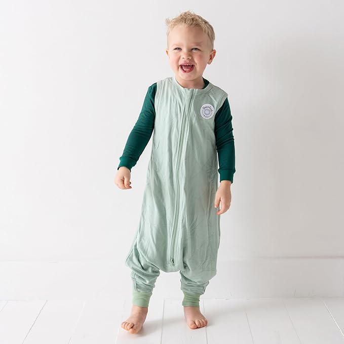Dreamland Baby Toddler Sleep Sack with Feet, 1.0 TOG Temperature Rating - Ultra Soft Viscose Wearable, Breathable