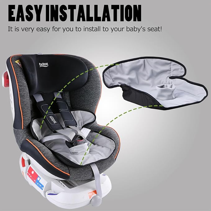 Piddle Pads, Multi-use and Leak Free Lines for Baby Stroller, High Chair & Car Seat, Waterproof Toilet Training Seat Covers for Toddles (Grey (1 Pack))