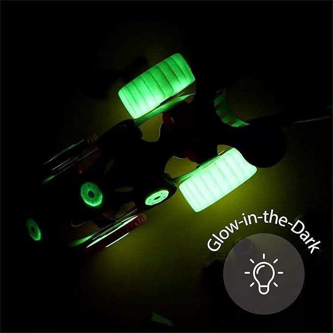 Clixo Mars Rover Pack - Glow-in-The-Dark Wheels Magnetic Building Toy - 30 Flexible Magnet Pieces for Galactic Exploration & Adventure. Award-nominated STEM Toy. Kids Gift & Travel. Ages 6+ [New]