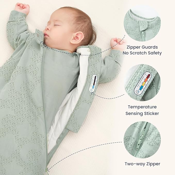 Unisex Sleeping Bag for Babies and Toddlers 3.5 Tog Sleep Sack, Baby Sleep Sack, One piece with sleeves, Gifts for Baby
