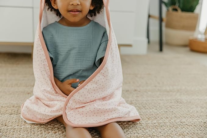 Copper Pearl Hooded Bath Towels Premium Knit/Terry Cloth Baby Towels with Hood, Pockets, and Cool Designs - Great to Gift and Make Bath Time Fun - Baby Bath Towel, Dottie