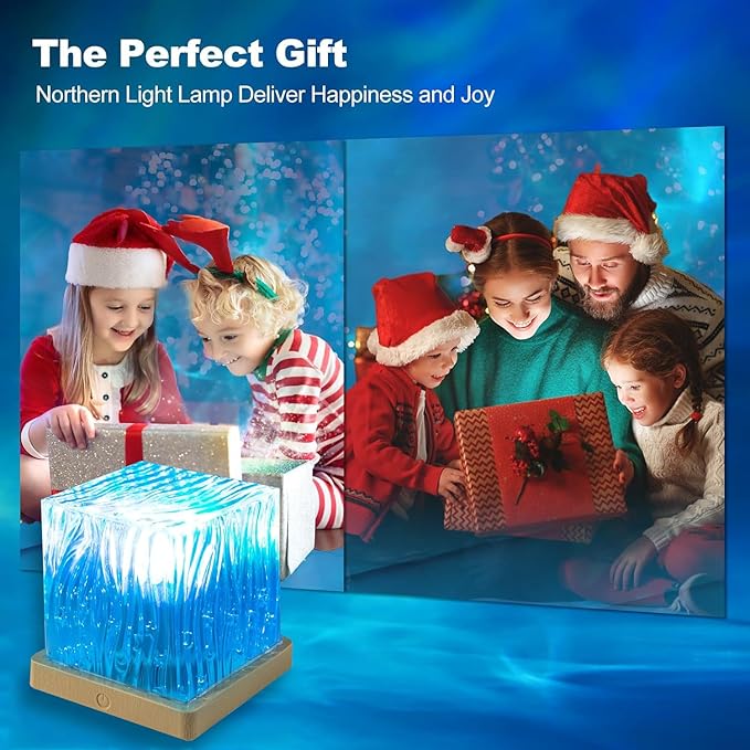Northern Lights Projector, 16 Colors Plug in Aurora Light Projector & Mood Lighting Galaxy Lamp, App Remote Night Light for Bedroom, Gift for Teenage Girls Room Decor(Plug in)