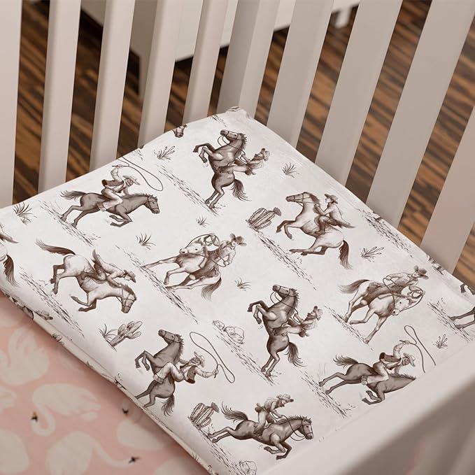 Western Blanket, Western Decor for Nursery Room, Baby Blankets for Boys Girls, Cowboy Baby Blankets, Western Baby Stuff, Soft Warm Lightweight Nursery Bed Blanket for Newborn Toddlers (06, 30x40 in)