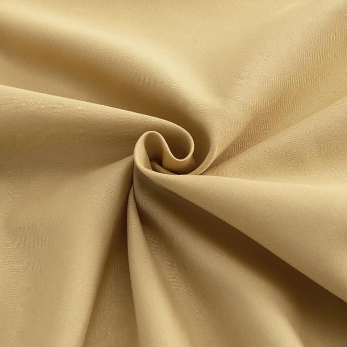 3 Piece Toddler Sheet Set,Golden Basics Bed Sheet Set for Toddler,Microfiber 3-Piece Sheet Set Soft Breathable Crib Bedding Set for Kids,Includes Flat Sheet, Fitted Sheet, Pillowcase