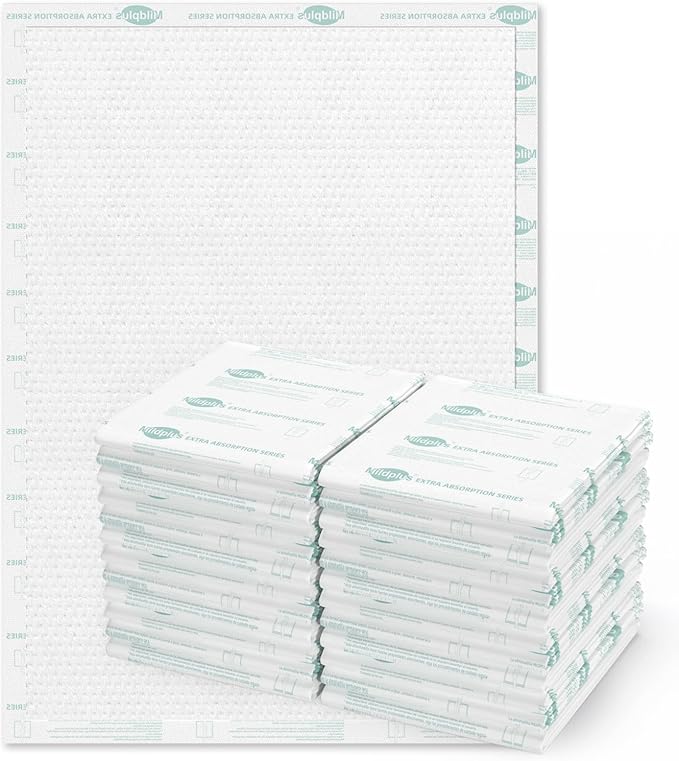 Heavy Duty Underpads 40"X60" Super Sized Chucks Pads 270 Grams Disposable Bed Pads with Strength Cloth Backing Extra Absorption Pads for Incontinence (100X152CM, 15 Count, Discreet Packaging)