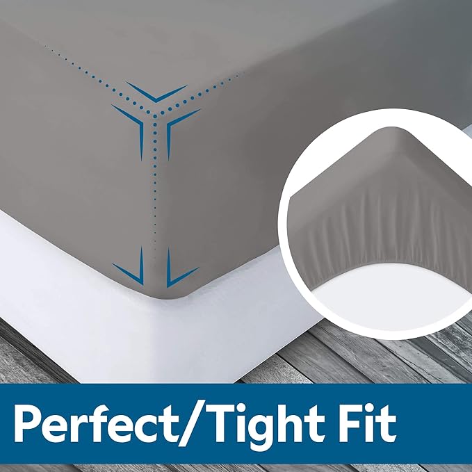 Guardmax Premium Waterproof Mattress Protector - Full XL Size Waterproof Fitted Sheet Protects Against Liquid Spills, Stains, Dirt, and Dust Mites - Soft, Hypoallergenic, and Noiseless Bed Sheet
