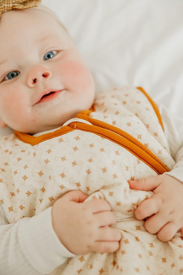 Copper Pearl Sleep Sack: Warm and Cozy Baby Bag in a Variety of Trendy Designs, Safe Alternative to Blankets, Sleeveless Baby Sleep Sack Swaddle Sizes Newborn to 24 Months - Hunnie