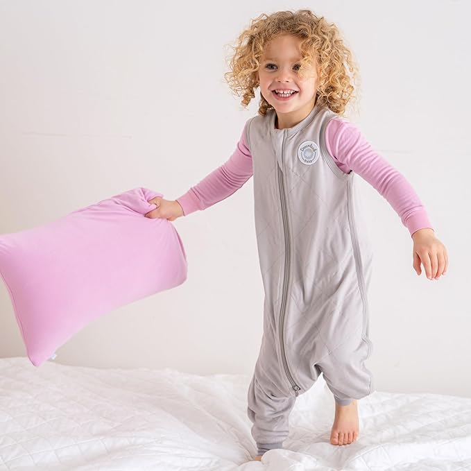 Dreamland Baby Toddler Sleep Sack with Feet, 1.0 TOG Temperature Rating - Ultra Soft Viscose Wearable, Breathable