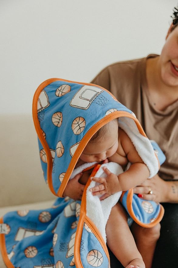 Copper Pearl Hooded Bath Towels Premium Knit/Terry Cloth Baby Towels with Hood, Pockets, and Cool Designs - Great to Gift and Make Bath Time Fun - Baby Bath Towel, Dunk