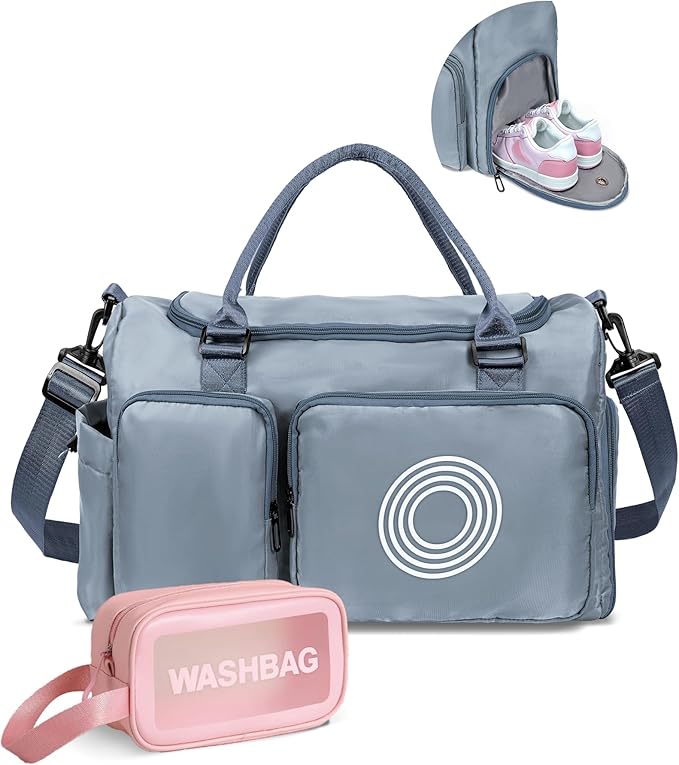 Elilier Gifts for Women, Initial Travel Duffle Bag, Gym Bag, Duffel Bag,Personalized Weekender Bag?Friend Wedding Girlfriend Birthday Gifts for Women Gifts for Teen Girls