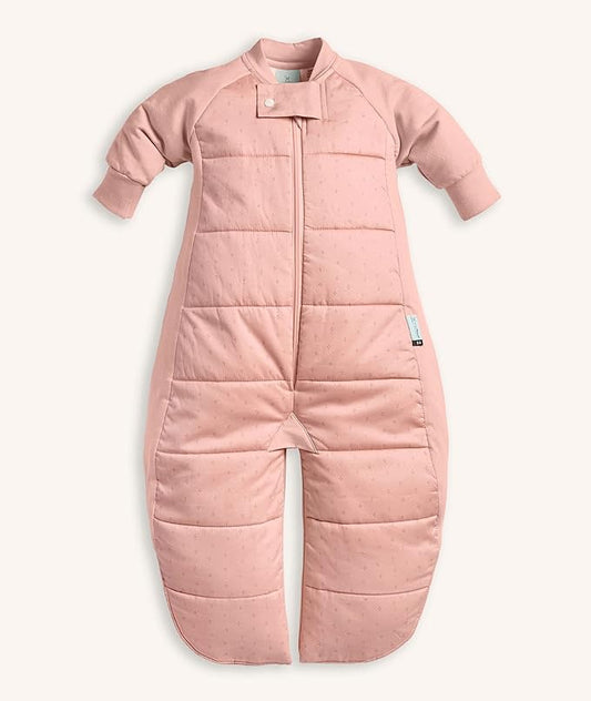 ergoPouch Sleep Suit Bag 3.5 TOG – Baby Sleep Sack & Wearable Blanket, 2-in-1 Convertible Sack to Suit with Legs for Safe Movement, Regulates Temperature Overnight, Unisex (4-6 Years, Berries)