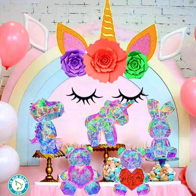 IN HIS NAME LED Teddy Bear Night Light - Colorful LED Light Up Bear with Pink Heart for Kids Room - Premium Bedside Lamp Nursery Decor & Cute Light for Kids - Unique Nursery Lighted Gifts Spring Decor