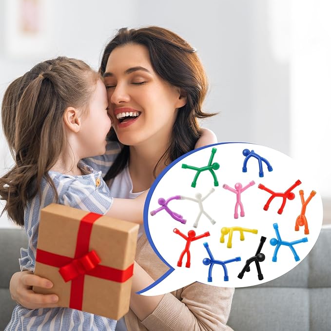 24Pcs Magnetic-People-Magnet-Men: Magnetic Travel Toys for Kids, Creative, Portable and Educational, Funny Magnets for Kids, Small Toys for Classroom Prizes, Easter Egg Stuffers, Office
