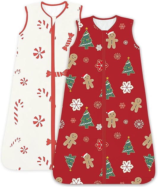 Baby Sleep Sack, 1.0 TOG Cozy Wearable Blanket, Soft Sleeping Bag with Zipper, Toddler Sleep Sack 0-3-6-12-24-3T