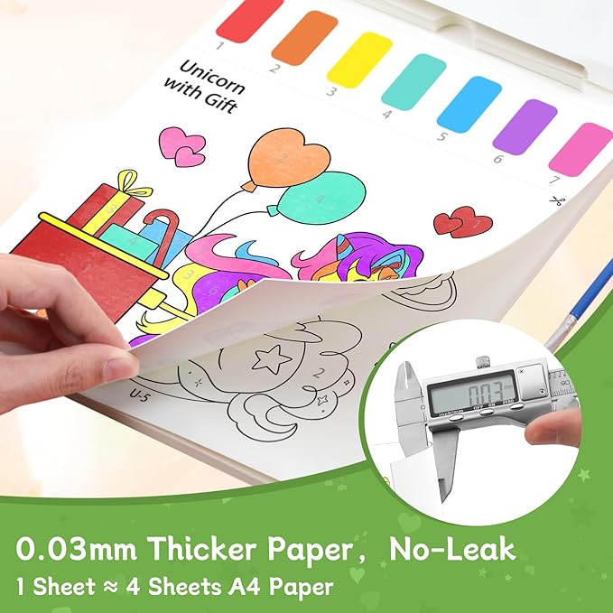 PERRYHOME Paint with Water Coloring Books for Kids,Mess Free Toddler Watercolor Painting Set,Animal Dinosaur Arts and Crafts Toys-Birthday Christmas Gifts for Toddlers Girls Ages 3 4 5 6 7 8