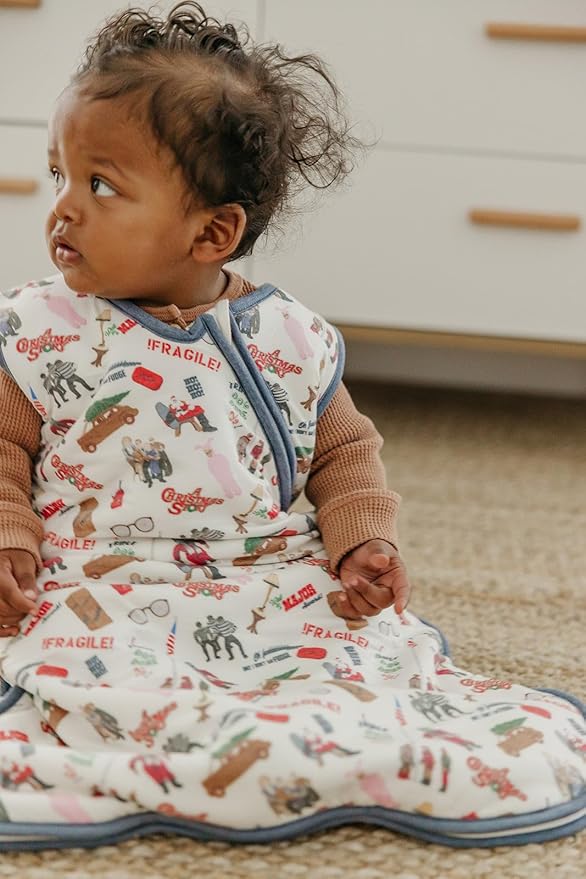 Copper Pearl Sleep Sack: Warm and Cozy Baby Bag in a Variety of Trendy Designs, Safe Alternative to Blankets, Sleeveless Baby Sleep Sack Swaddle Sizes Newborn to 24 Months - A Christmas Story