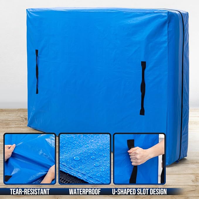TAILI King Mattress Bags for Moving and Storage, Heavy Duty Moving Supplies Mattress Cover with Reinforced Handles, Storage Cover Essentials Packing Protector