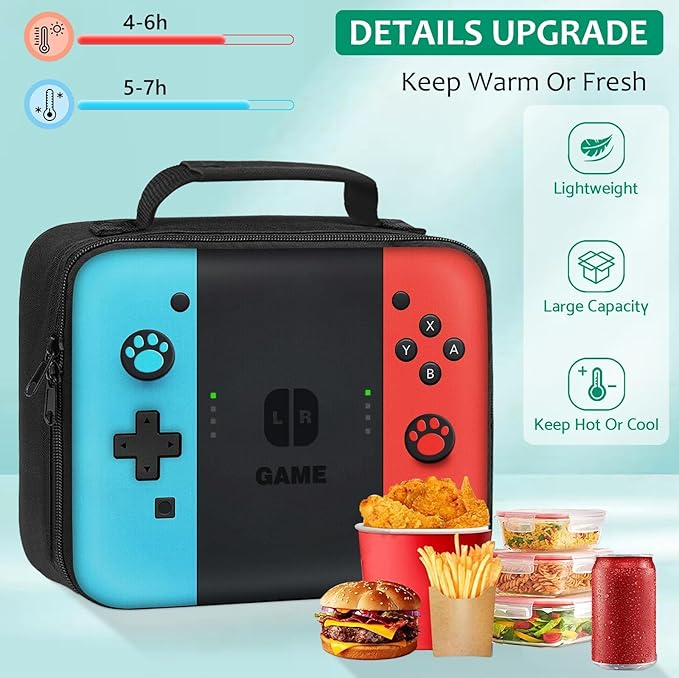 JIRAIKEI Kids Backpack For Boys，Gamer Boys Backpack For Children Teens Elementary Middle School, 17″ Students Bookbag