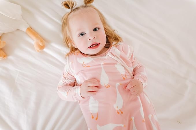Copper Pearl Sleep Sack: Warm and Cozy Baby Bag in a Variety of Trendy Designs, Safe Alternative to Blankets, Sleeveless Baby Sleep Sack Swaddle Sizes Newborn to 24 Months - Goosie