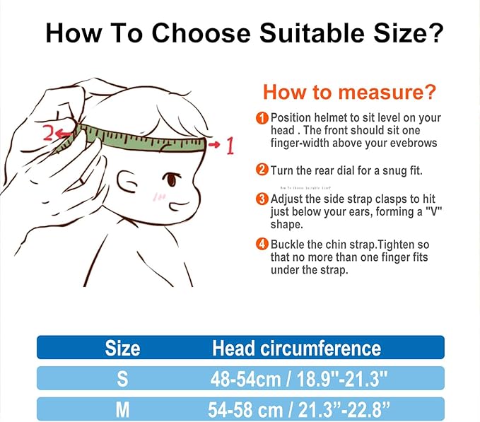 KAMUGO Kids Adjustable Helmet, Suitable for Toddler Kids Ages 2-14 Boys Girls, Multi-Sport Safety Cycling Skating Scooter Helmet