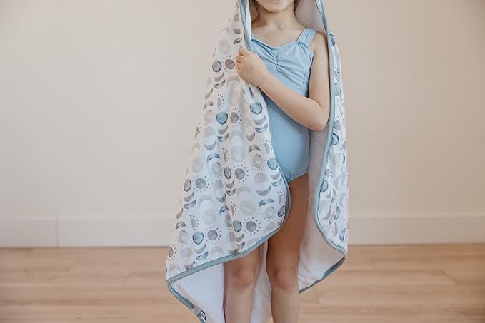 Copper Pearl Hooded Bath Towels Premium Knit/Terry Cloth Baby Towels with Hood, Pockets, and Cool Designs - Great to Gift and Make Bath Time Fun - Baby Bath Towel, Eclipse