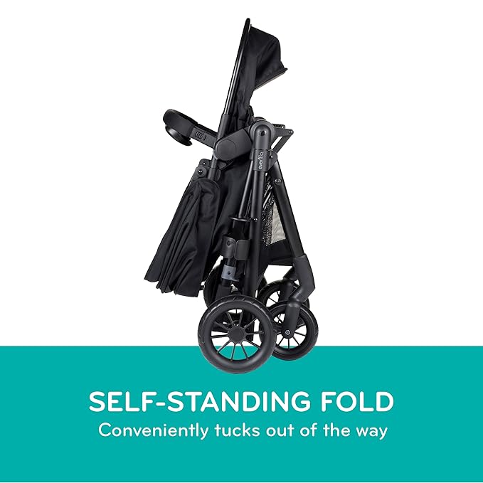 Evenflo Pivot Modular Travel System with LiteMax Infant Car Seat (Casual Gray)