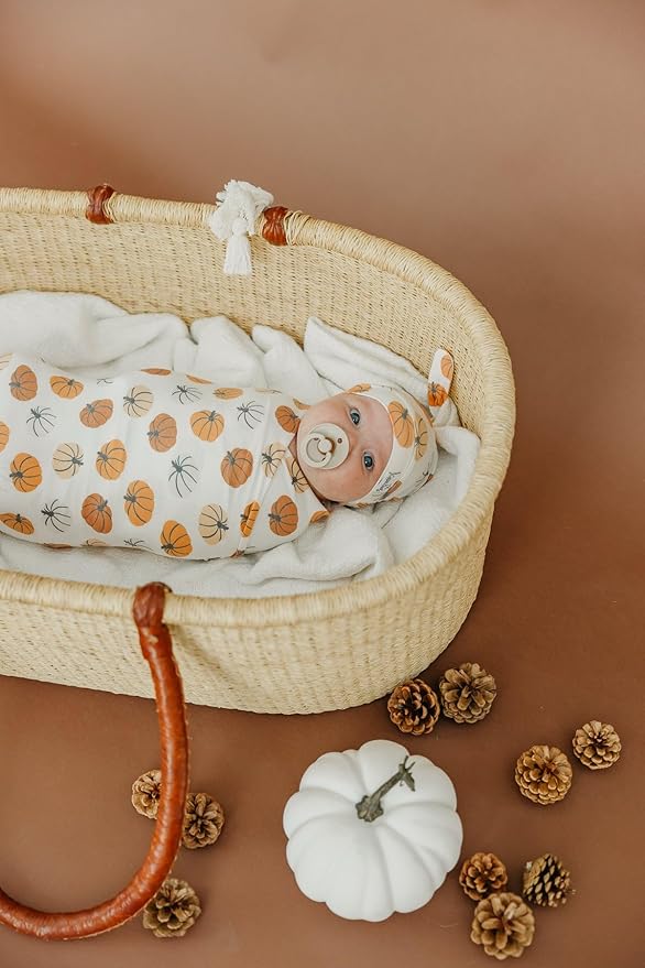 Copper Pearl Baby Swaddle Blanket - Premium Knit Baby Blanket, Large Soft Stretchy Receiving Blankets for Baby Boy and Girl, Swaddles for Newborn, Infant, and Toddler (Karver)