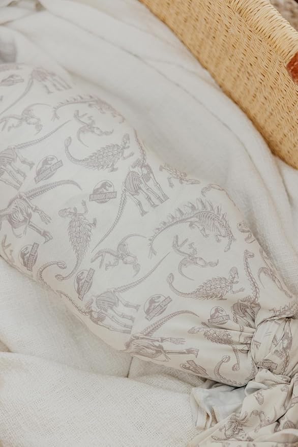 Copper Pearl Baby Swaddle Blanket - Premium Knit Baby Blanket, Large Soft Stretchy Receiving Blankets for Baby Boy and Girl, Swaddles for Newborn, Infant, and Toddler (Jurassic Park Fossils)