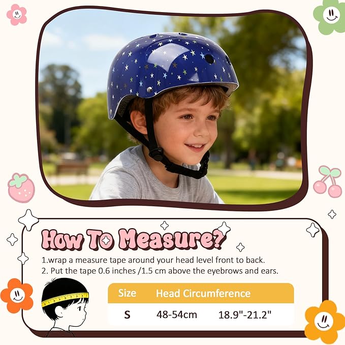 Toddler Kids Bike Helmet,Adjustable for Child Boys Girls,Multi-Sport & Ventilation for Bicycle Scooter Skateboard Skate