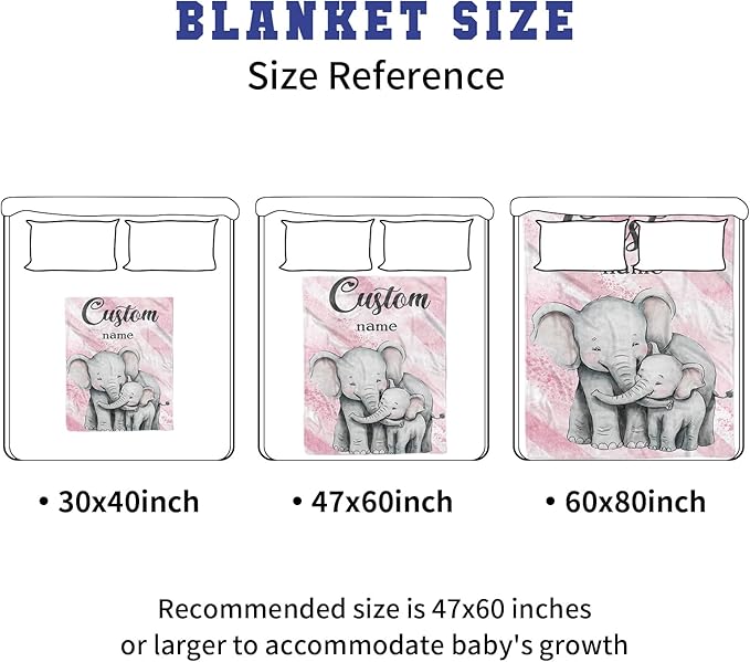 Custom Name Crib Bedding Set with Name, 2 Piece Animal Series Baby Set with Blanket and Crib Sheet, Cozy and Soft Infant Nursery Bedding, Gifts for Toddler