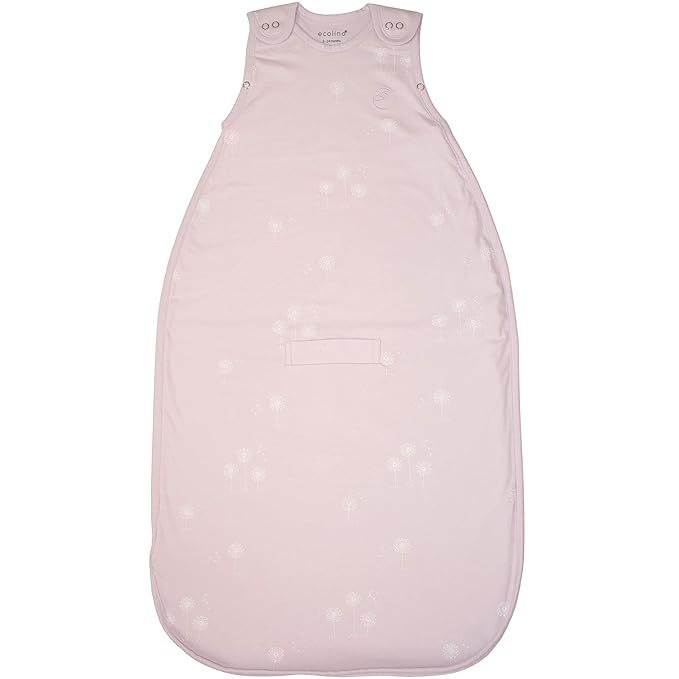 Ecolino Organic Cotton Baby Sleep Sack - 2-Way Zipper Baby Wearable Blanket - Infant to Toddler Sleeping Bag Sack - 2 Months - 2 Years - Dandelion