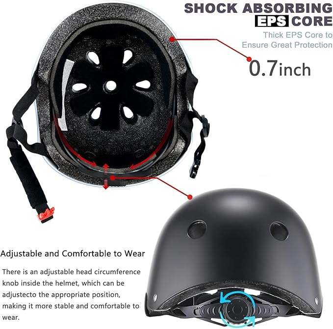 Adjustable Color Gradient Toddler Kids Bike Helmet for 3-5-8-14+Ages Girls Boys.Skateboard Bicycle Toddler Helmet 2-4 Years for Multi-Sports Cycling Scooter Inline Roller Skates Rollerblading