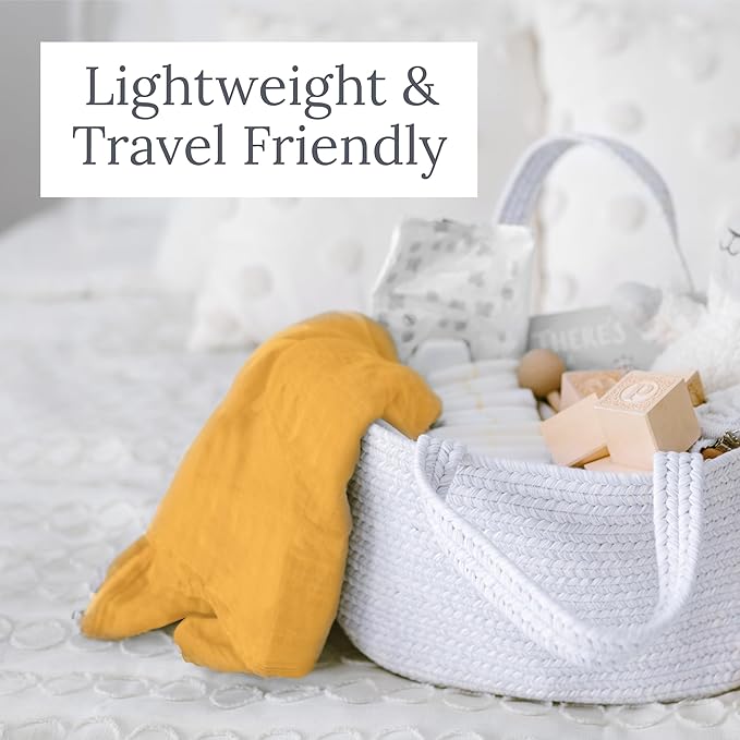 Natemia Fitted Pack and Play Sheet - 100% Organic Cotton - for Standard Size Playard, Pack n Play, and Mini Crib Mattress - Ultra Soft, Thick & Stretchy Jersey Knit Cotton