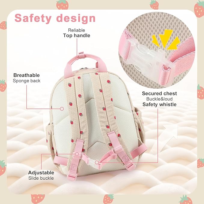Bluboon Kids Backpack for Girls Boys 4-8 Cute 15" School Backpacks Preschool Kindergarten Bookbags Daycare Travel