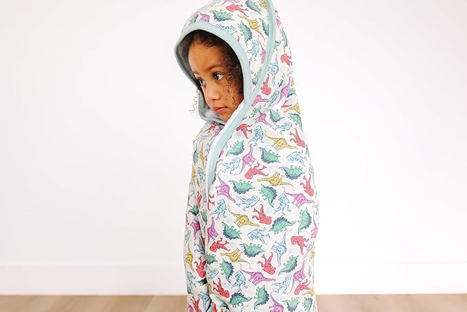 Copper Pearl Hooded Bath Towels Premium Knit/Terry Cloth Baby Towels with Hood, Pockets, and Cool Designs - Great to Gift and Make Bath Time Fun - Baby Bath Towel, Dinosaurs of Jurassic Park
