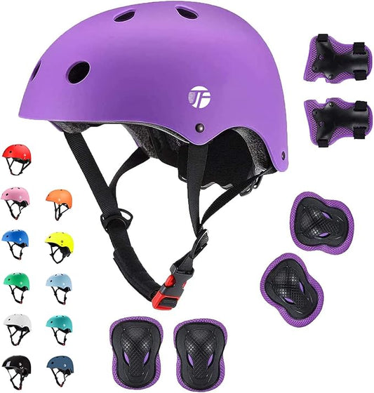 Adjustable Color Gradient Toddler Kids Bike Helmet for 3-5-8-14+Ages Girls Boys.Skateboard Bicycle Toddler Helmet 2-4 Years for Multi-Sports Cycling Scooter Inline Roller Skates Rollerblading