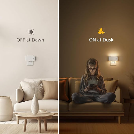 LED Night Light Motion Sensor 2 Pack, Motion Activation Night Lights Plug into Wall, Auto On Off, 0-100LM Dimmable Night Light Plug in, 3000K Warm White LED Nightlight for Kids Bedroom Hallway