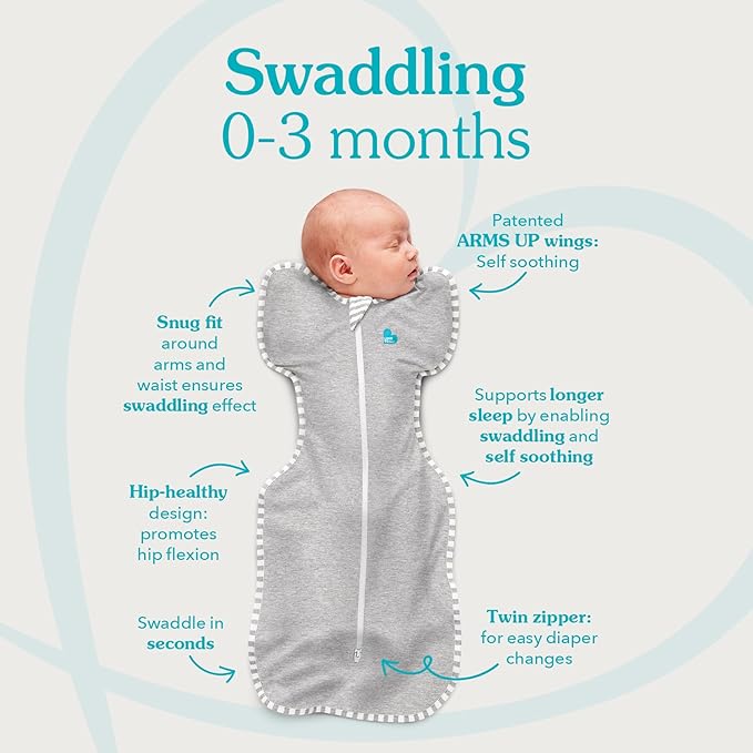Love to Dream Swaddle UP, Baby Sleep Sack, Self-Soothing Swaddles for Newborns, Get Longer Sleep, Snug Fit Helps Calm Startle Reflex, New Born Essentials for Baby, 1.0 TOG, 5-8.5 lbs, Olive