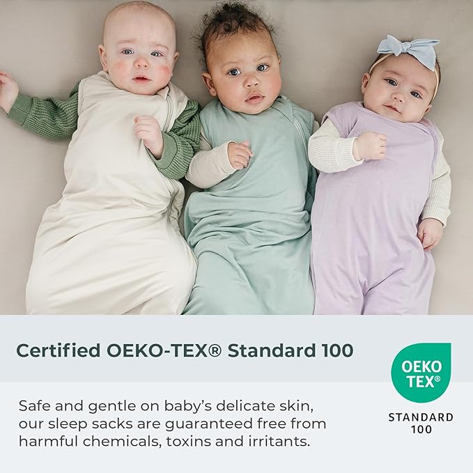 Sleep Sack 0.5 Tog - Rayon made from Bamboo Baby Sleeping Bag, Wearable Blanket, Unisex