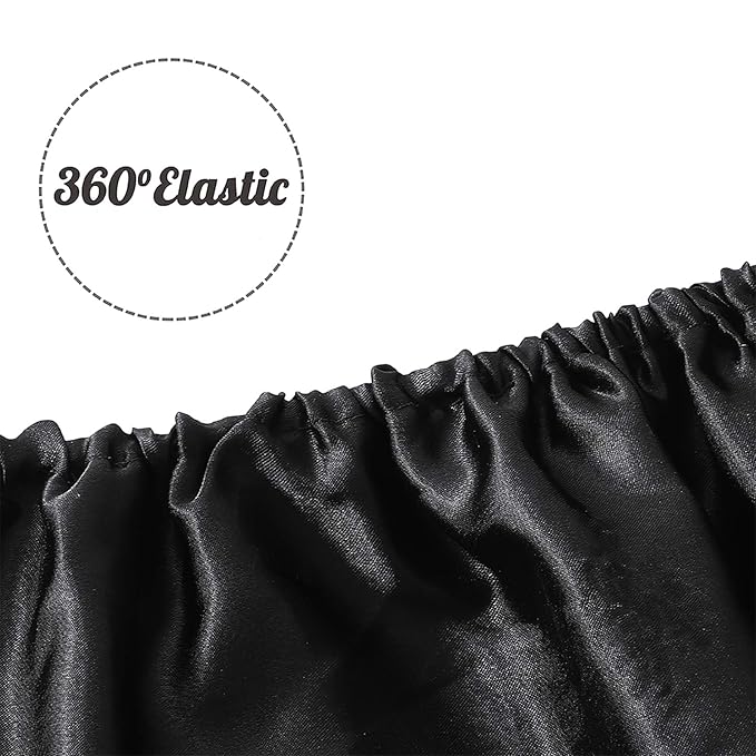 Pro Goleem Satin Bassinet Sheet Great for Baby Hair Soft Silk Feeling Sheet for Cradle or Bassinet Pad＆Mattress for Boys and Girls Gift for Newborn and Infant Black