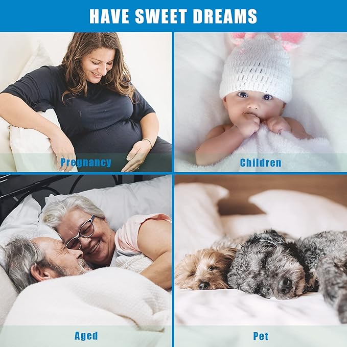 2 Pack Mattress Protector Twin Size 100% Waterproof Fitted Mattress Cover, Breathable Noiseless & Machine Washable Bed Cover Deep Pocket from 5" to 21", Bed Protector for Pets Kids Adults - Vinyl Free