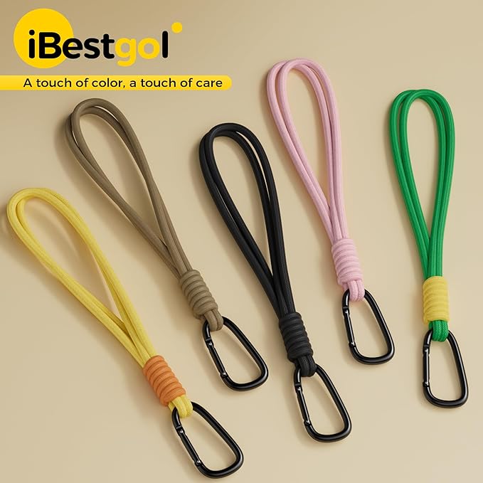 Baby Stroller Hooks, Universal Clips for Diaper and Mommy Bags, Heavy-Duty Hangers with Straps, Practical Stroller Accessory for Moms, Brown-2pc