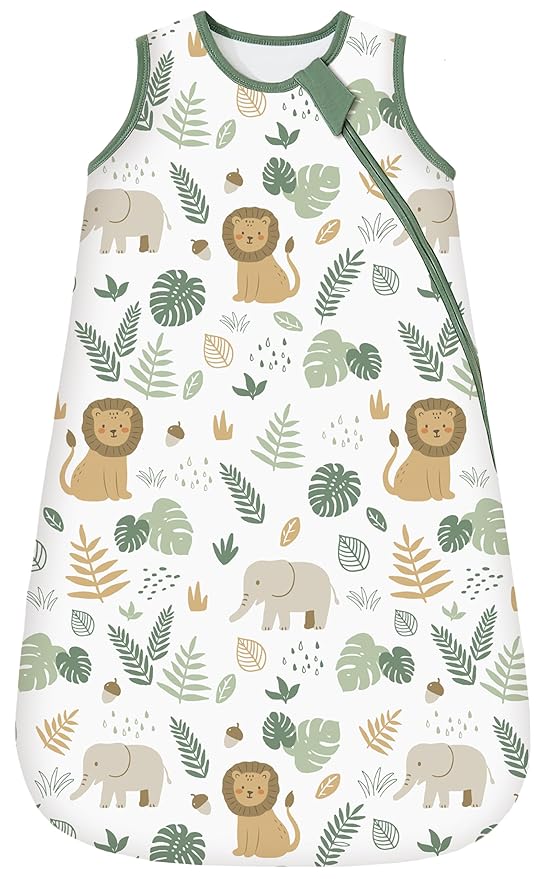 Baby Sleep Sack 12-18 Months 2.5 TOG, Winter Baby Wearable Blanket with 2-Way Zipper, Infant Toddler Warm Sleeping Sack for Newborn Boys and Girls, Happy Forest