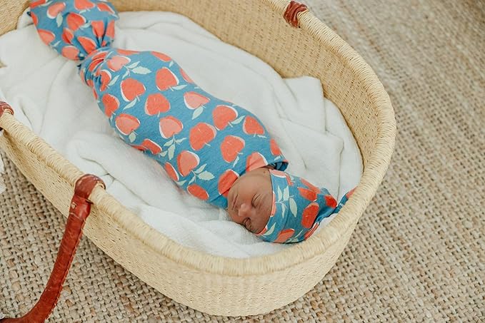 Copper Pearl Baby Swaddle Blanket - Premium Knit Baby Blanket, Large Soft Stretchy Receiving Blankets for Baby Boy and Girl, Swaddles for Newborn, Infant, and Toddler (Teacher)
