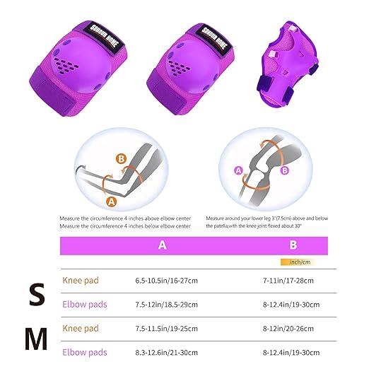 Kids/Youth Knee Pads Elbow Pads Wrist Guards 3 in1Protective Set, for 3-15 Years Child Roller Skates, Cycling, Inline Skating, Skateboard, BMX Bike, Balance Bike, Scooter Riding Sports