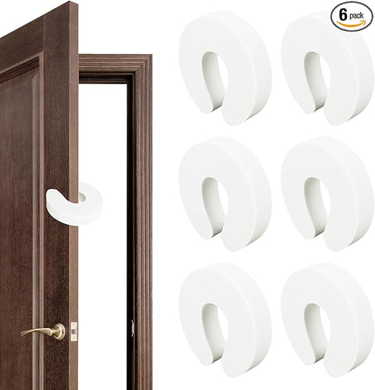 Door Finger Pinch Guard, 6 Pack Foam Door Stopper,Anti Door Slam Stopper for Safety & Protection Door Slam Stopper