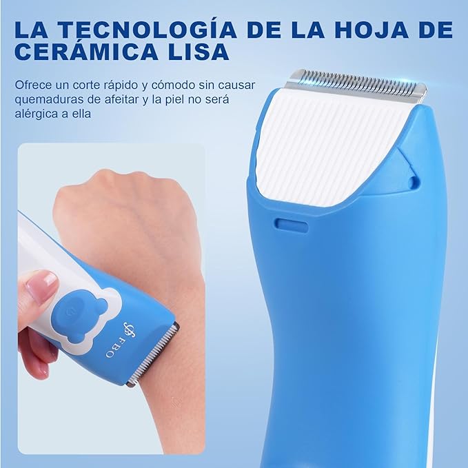 FBO bikini trimmer kit,body hair and beard trimmer,baby hair clipper,kids hair clipper,Multi-function trimmer,wet and dry,Super Quiet,cordless,rechargeable,ceramic blades,sharp,durable,smooth,painless
