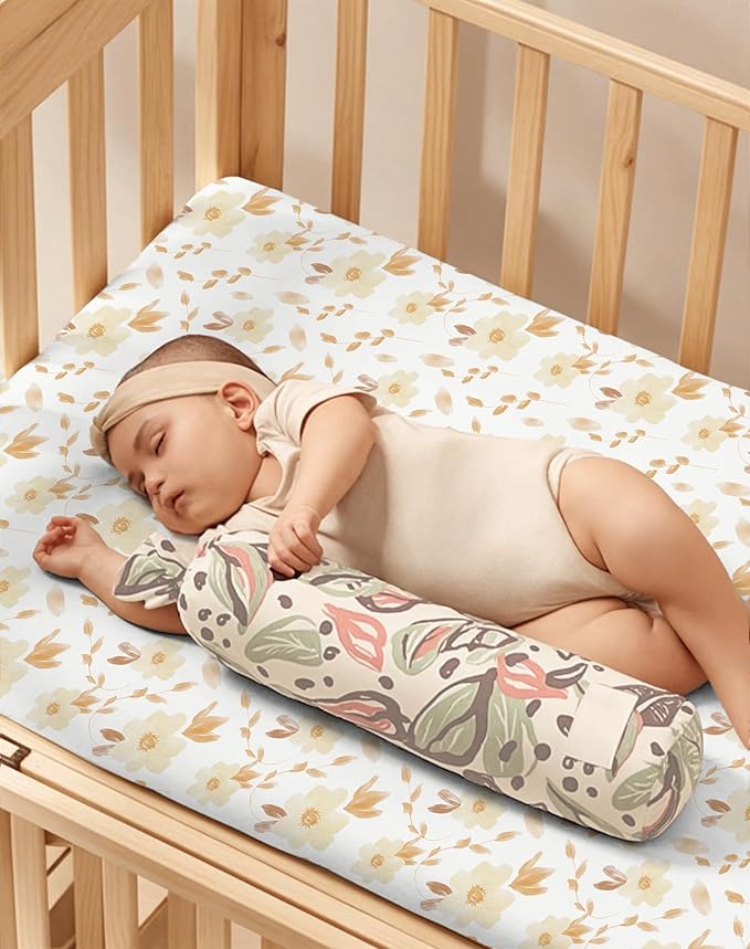 Crib Sheets for Boys and Girls, 2 Pack Fitted Baby Sheets for Standard Toddler Mattress 28" x 52", Soft Breathable Jersey Knit Baby Bedding (Honeybee Dreams)