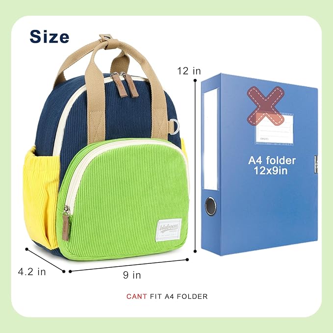 Bluboon Toddler Backpack for Girls Boys 2-4 Cute 12" Preschool Kindergarten Backpacks Kids Daycare Bags School Trave toddler boy christmas gifts for 2 3 4 year old boy